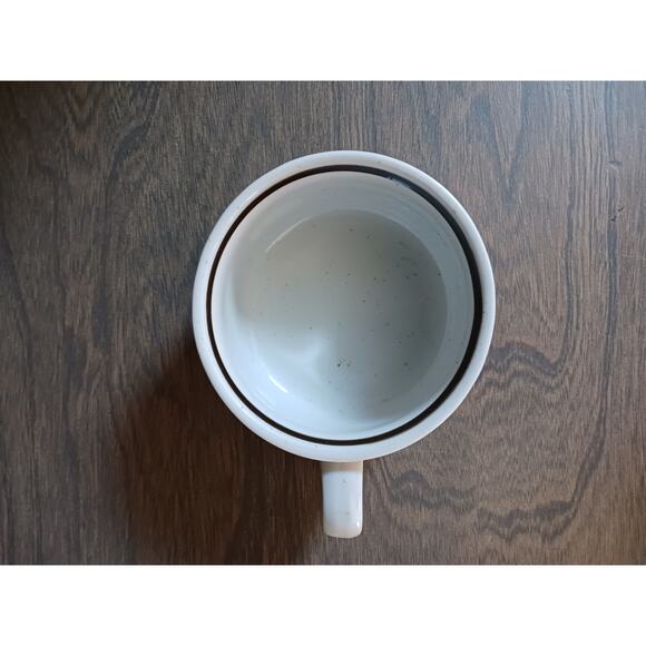 Vtg Daisies Butterfly Wide Mouth Mug - Picture 3 of 5